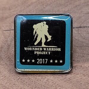 2017‎ Square Wounded Warrior Project Lapel Pin Badge Hat Jacket Vest